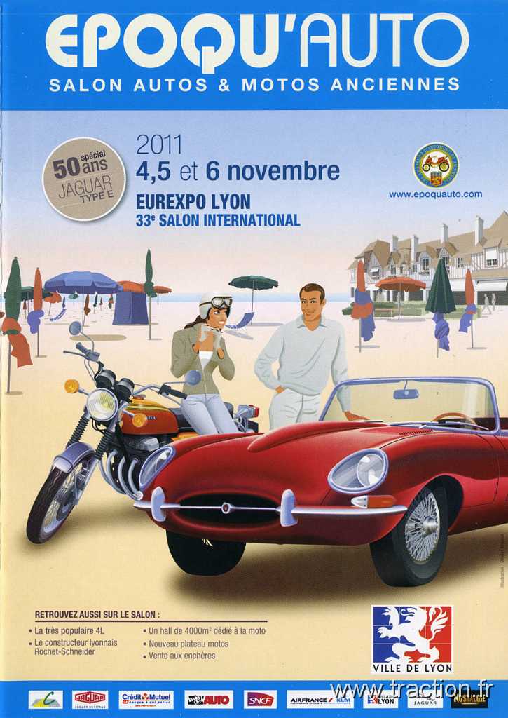 2011_epoquauto (8).jpg - 05/11/2011 - 69000 LYON - EPOQU'AUTO - 33ème Salon International Autos & Motos Anciennes - Catalogue officiel